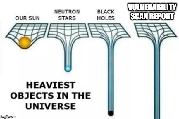 Heaviest Objects in the Universe - Vulnerability Scan Report