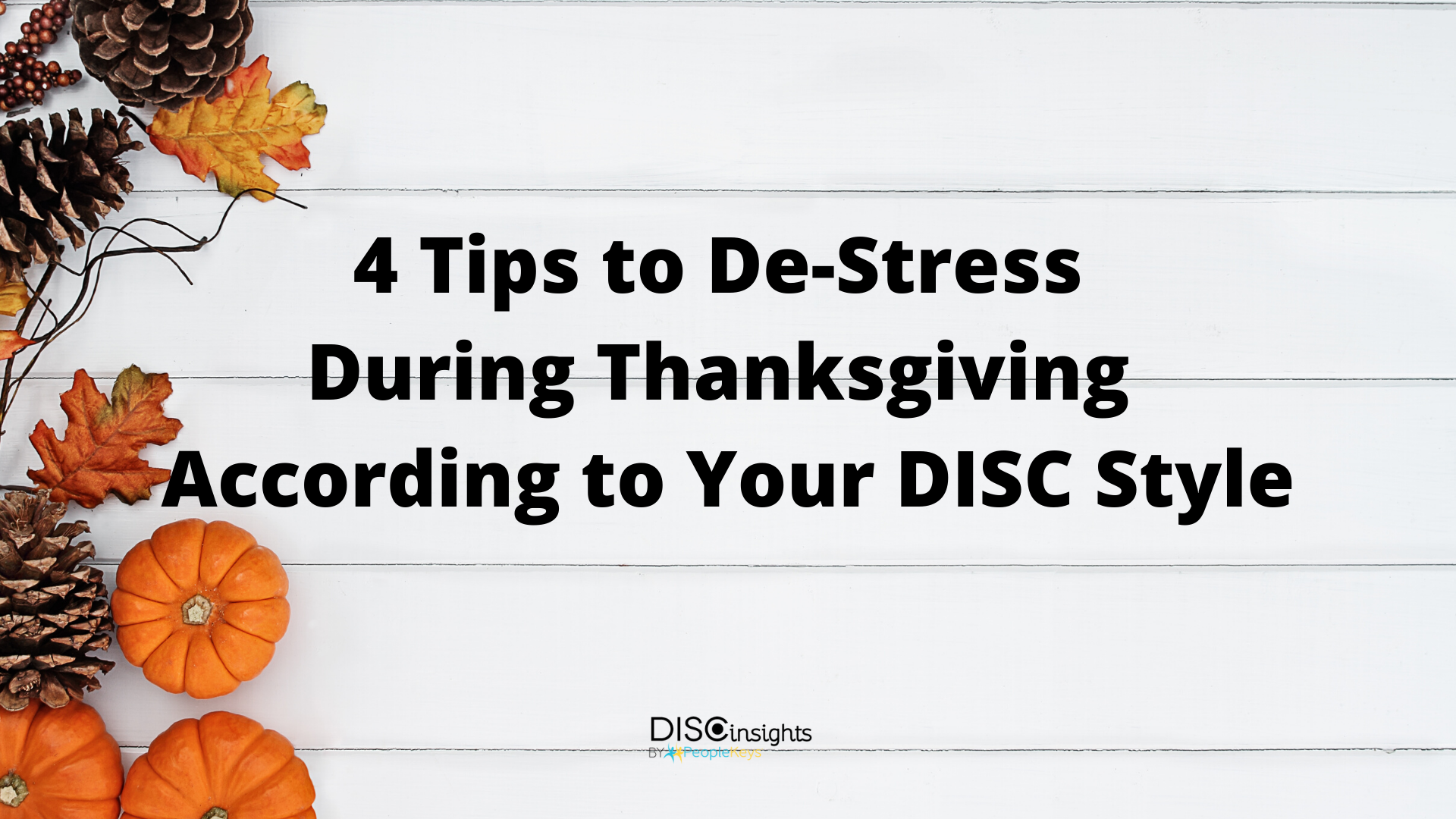 Disc Personality Tips To De-Stress During Thanksgiving