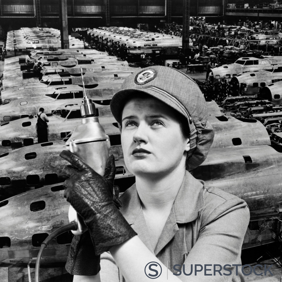 Rosie The Riveter Image SuperStock