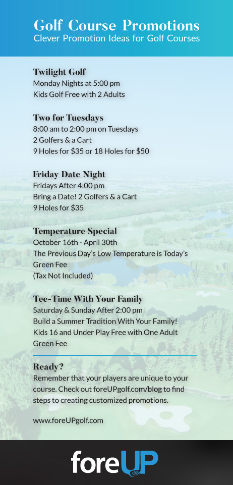 golf Course Promotions