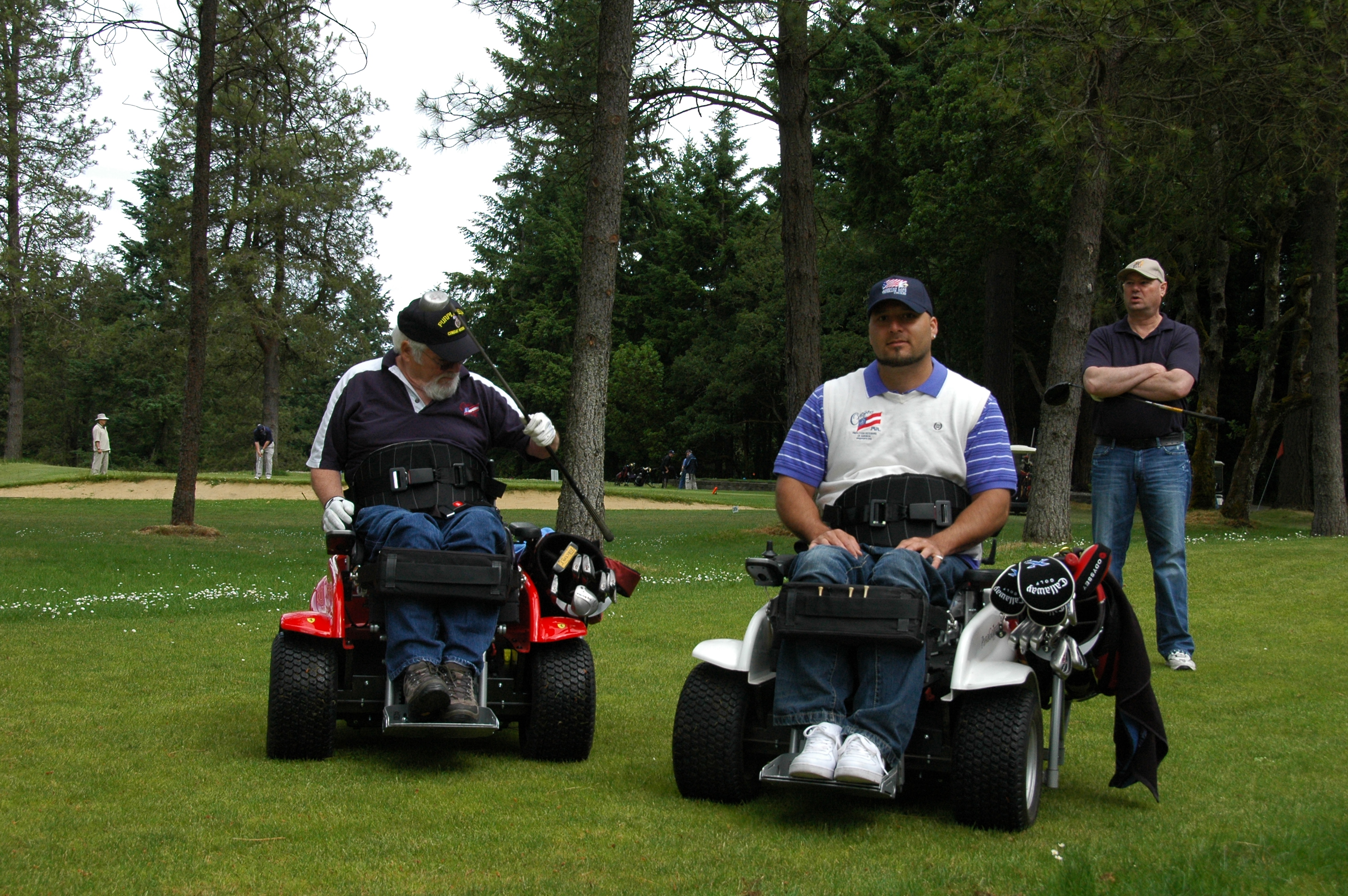 Veterans on the course