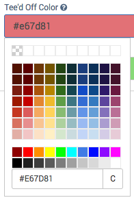 hex color table for software