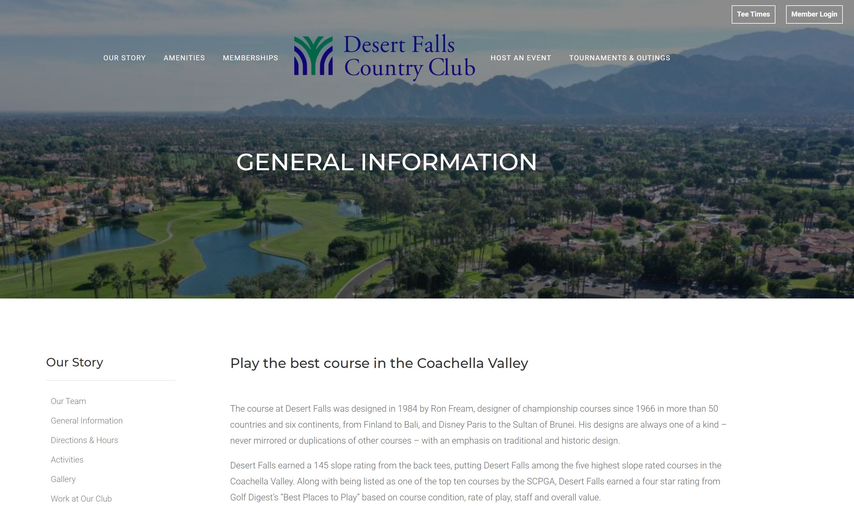 Desert Falls - Best course in Coachella Valley