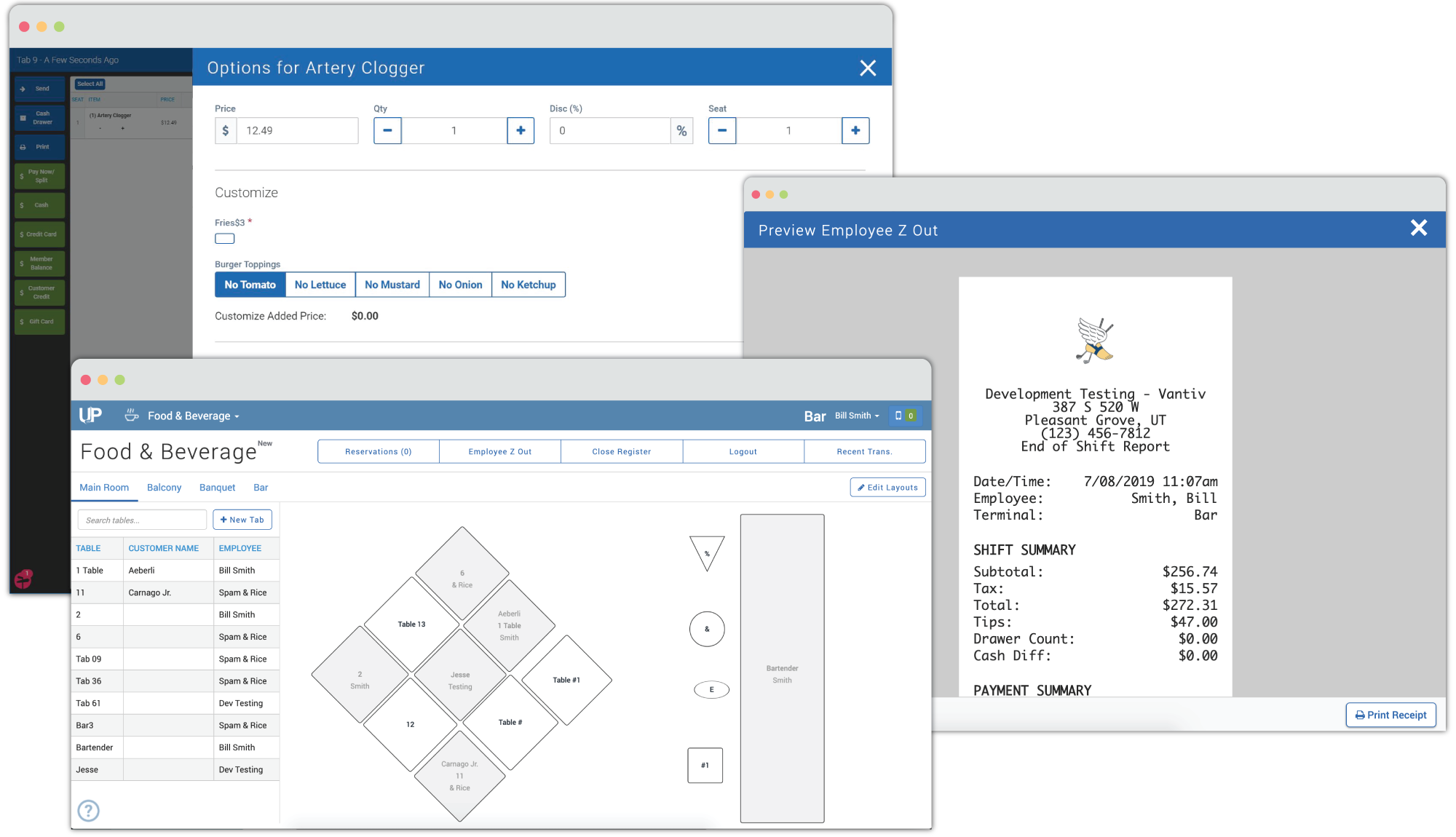 Customizable Food and Beverage Software