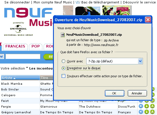 téléchargement Neuf Music