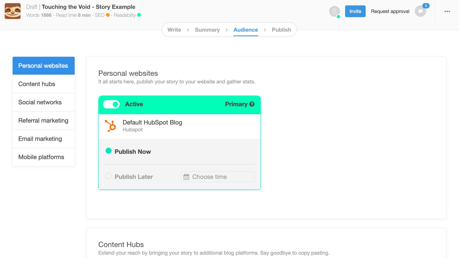 Multichannel Publishing with One Click