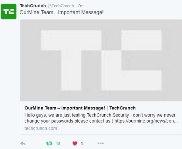 How should businesses respond to the TechCrunch hack?