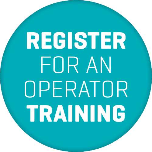 Button Register operator training