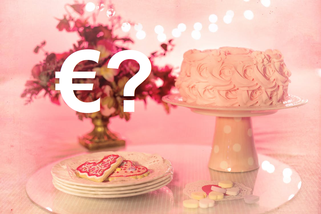Wedding budget: cake prices in Ireland