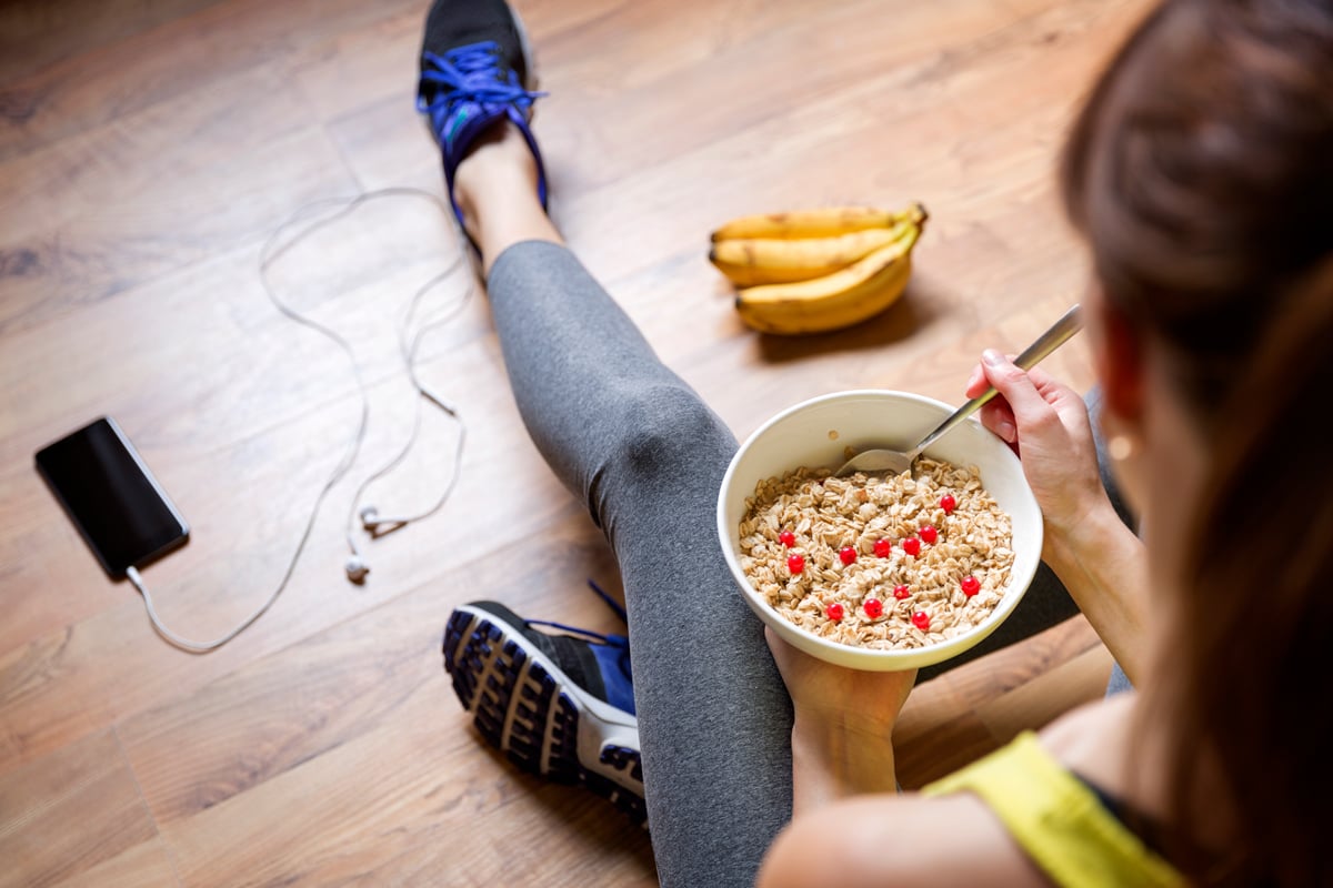 Fueling workouts with food