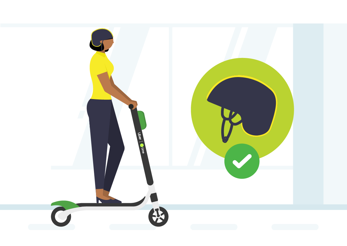 Lime + Uber Electric Scooter Sharing