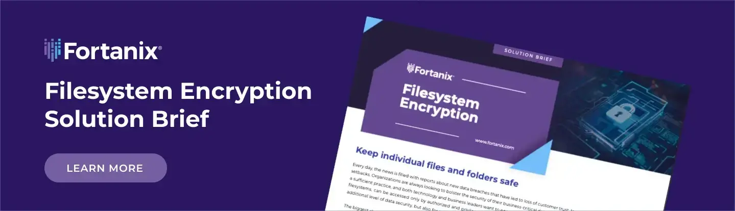 Filesystem encryption