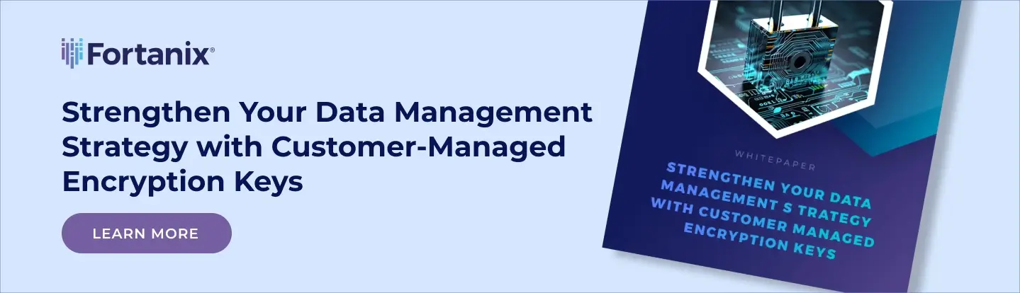 Data Management Strategy with Customer-Managed Encryption Keys | Whitepaper