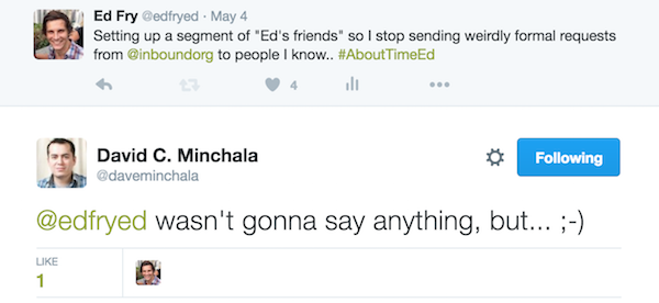 Dave Minchala tweet