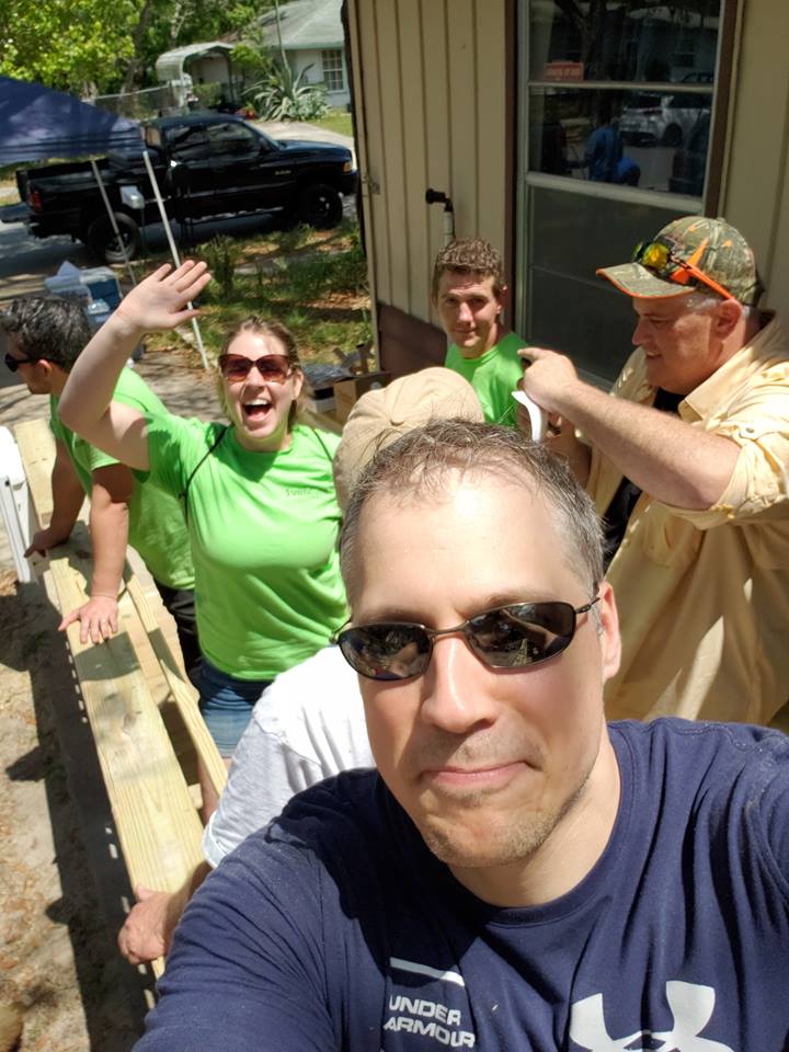 Center for Independent Living Volunteer Ramp Build