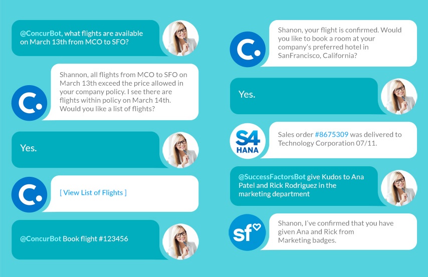 SuccessFactors and Concur Bots