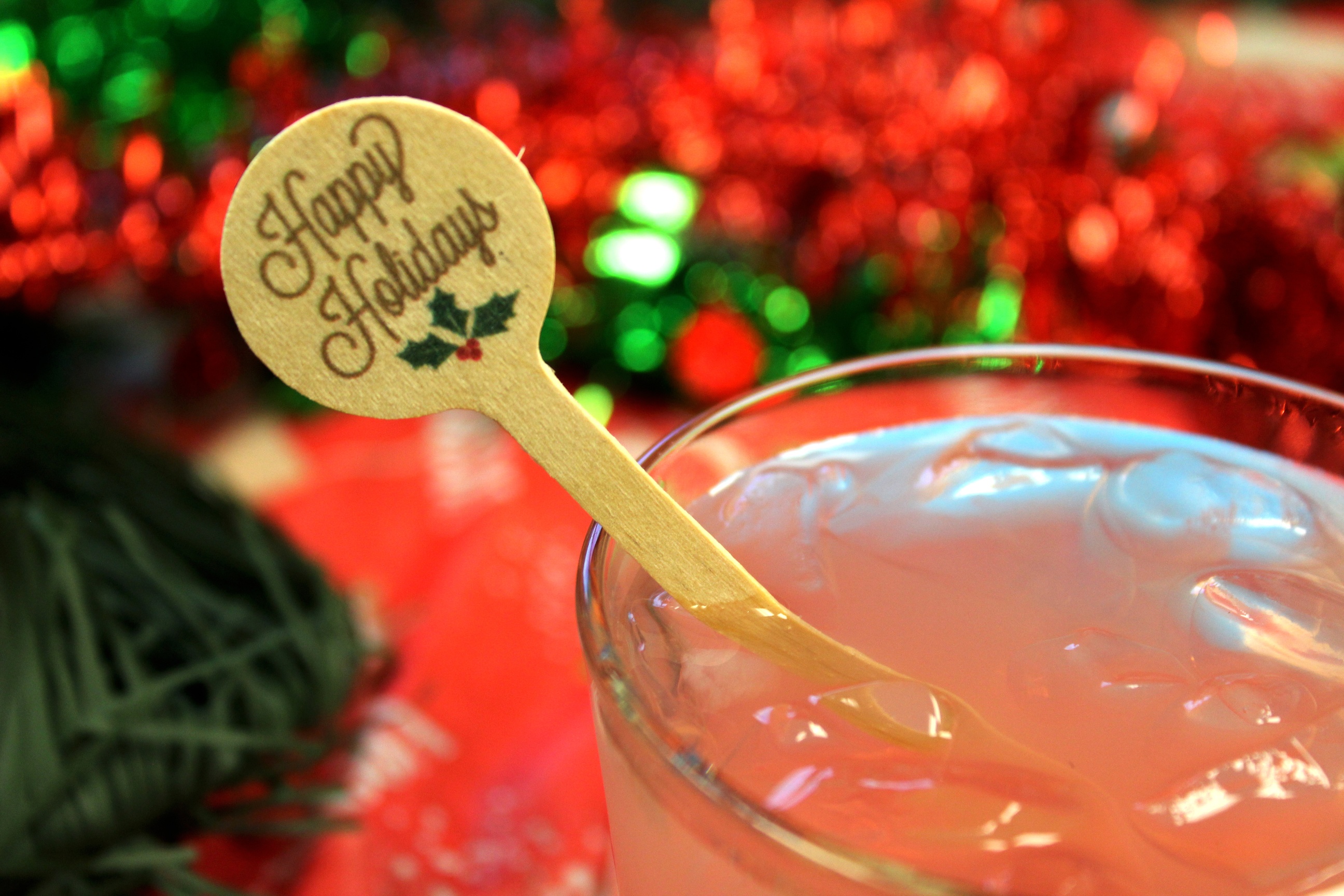Happy Holiday Wooden Drink Stirrers Royer Corp.jpg