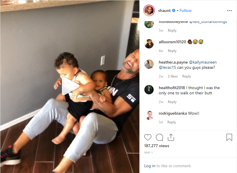@shount lets us into his personal life with this video of his his kids
