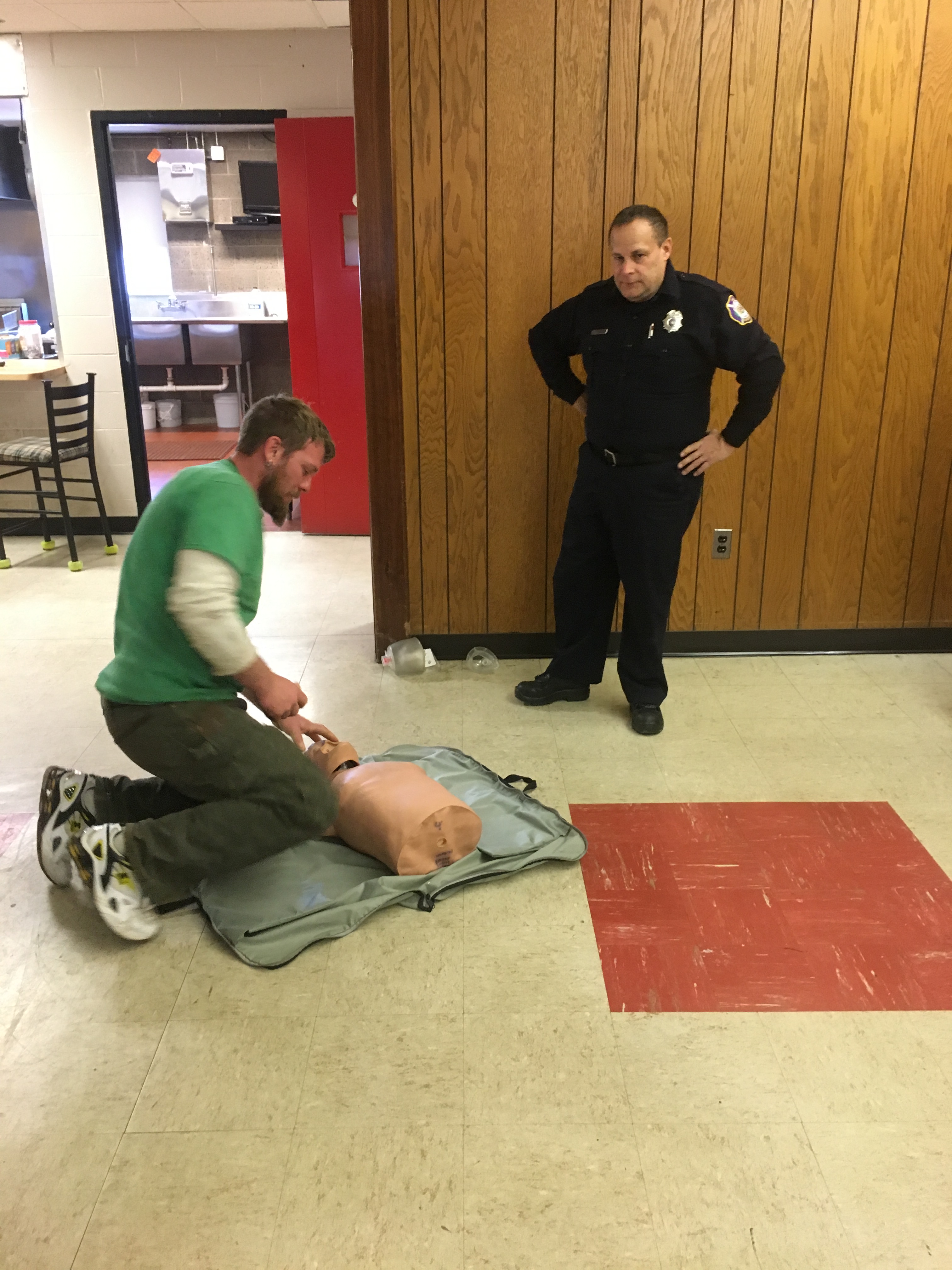 The Giroud Crew Recieves CPR Training.
