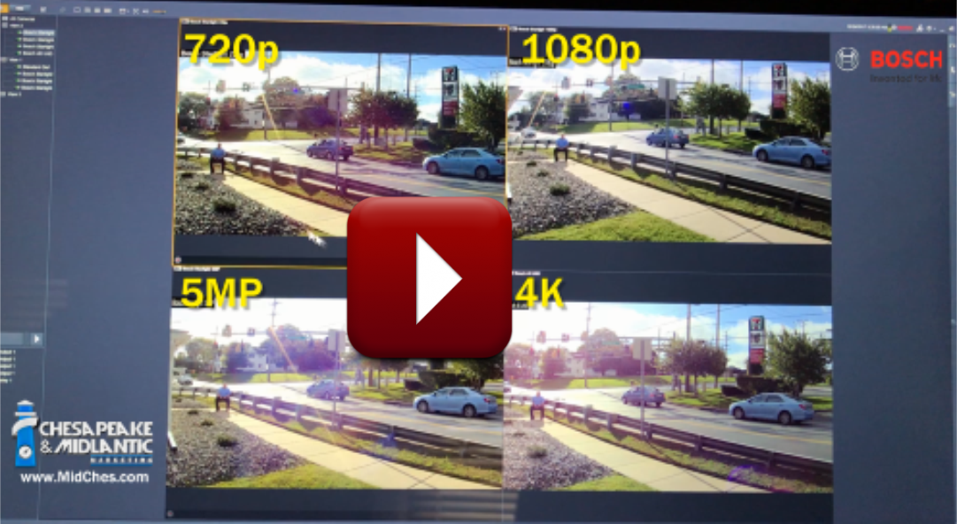 4K IP Camera vs 1080p IP Camera Video Resolution