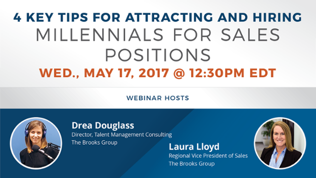 Don’t Miss Our Next Briefinar… 4 Key Tips for Attracting and Hiring Millennials for Sales Positions
