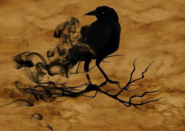 examples of symbolism in the raven