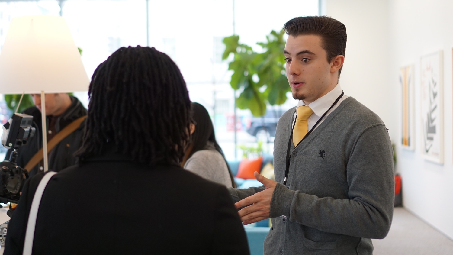 Student Architect attending conference