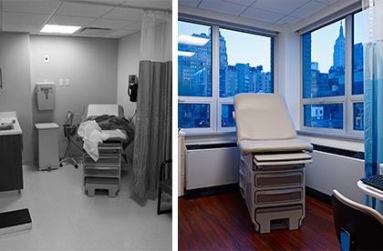 Before and After Old Hospital Renovation