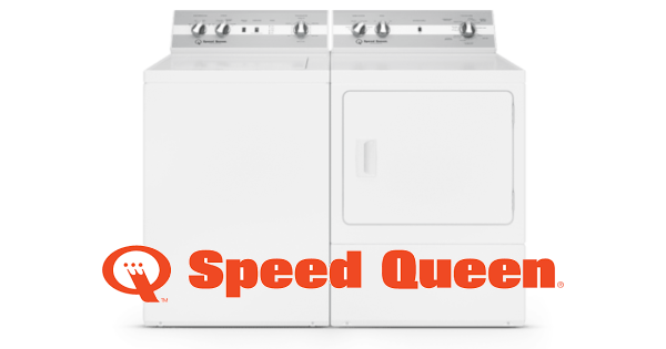 Speed Queen White Top Load Laundry Pair with TC5003WN 26 Inch Top Load  Washer and DC5003WE 27 Inch Electric Dryer