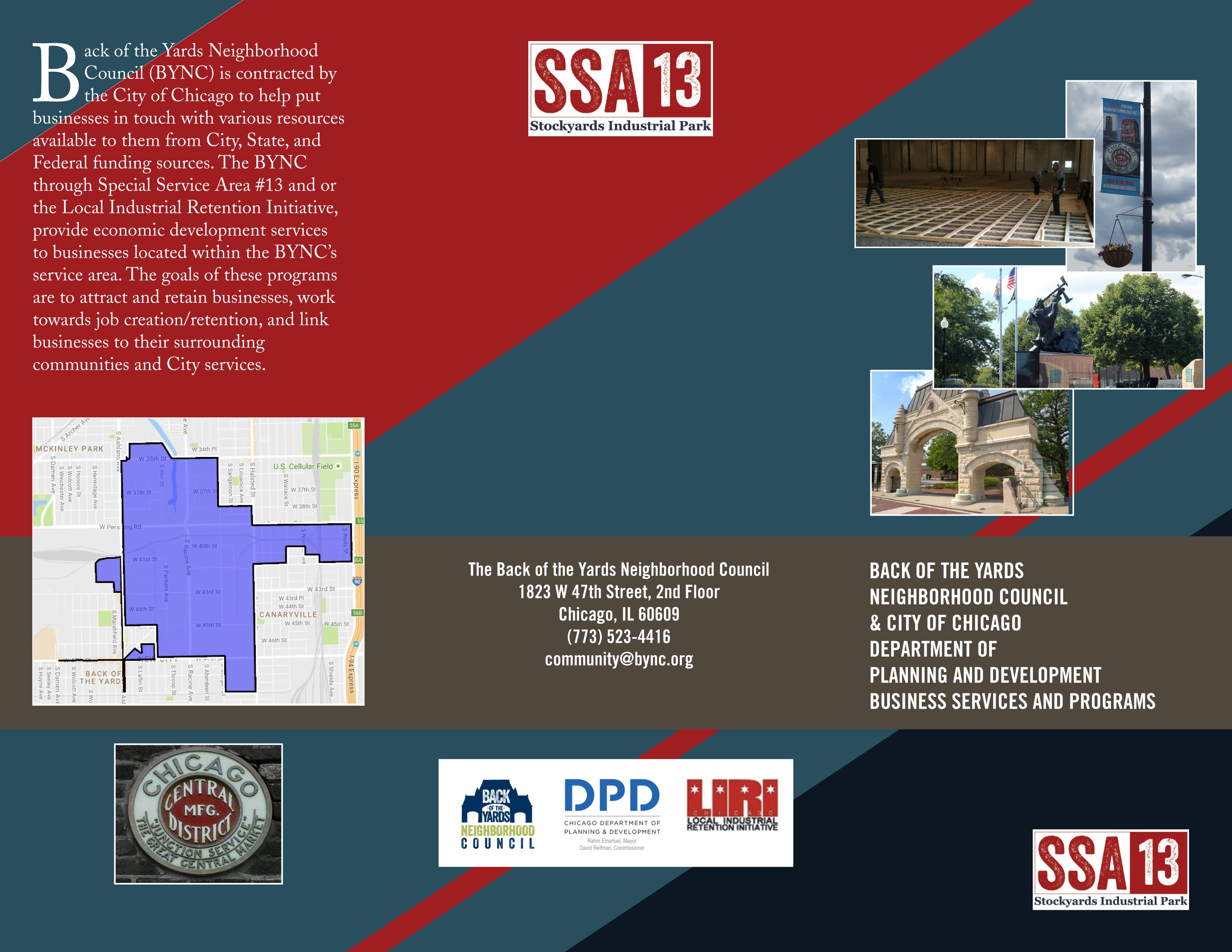 SSA #13 tri-fold brochure front