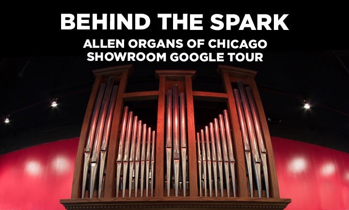 Allen Organs of Chicago Showroom Google tour