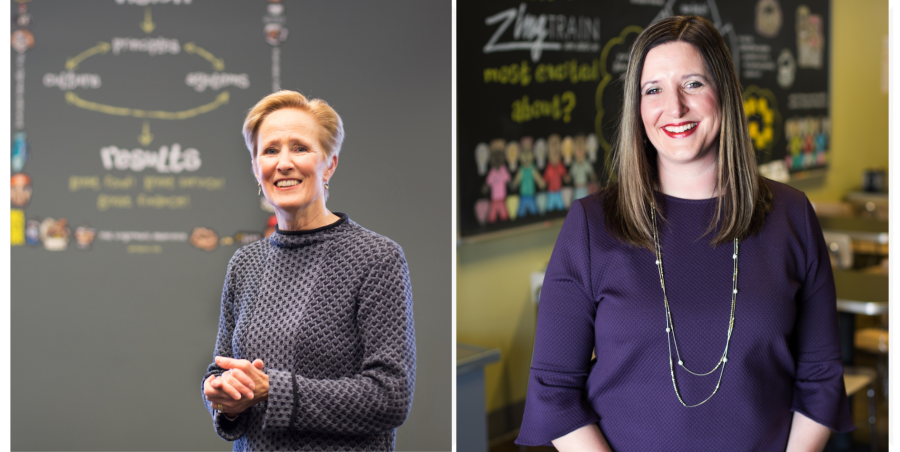 Maggie Bayless and Katie Frank ZingTrain Managing Partners