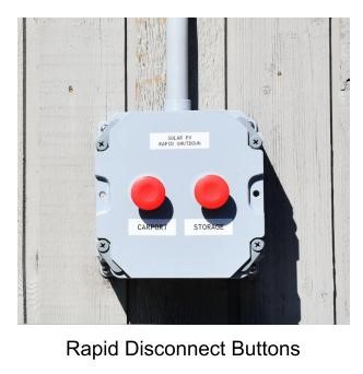 Hedgehog Technologies wall mounted Rapid Shutdown Switch