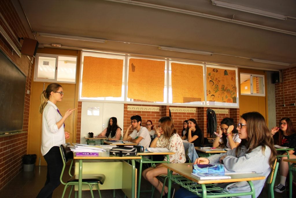 student teacher in barcelona