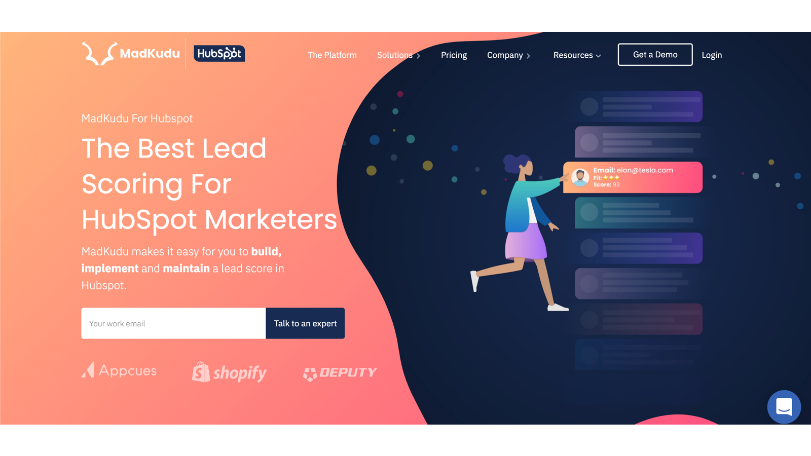 Get started with lead scoring in minutes