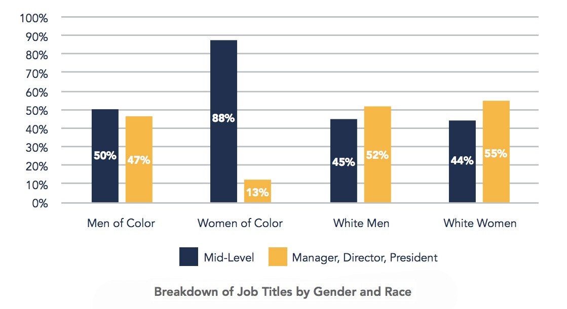 solar industry job title levels by race and gender