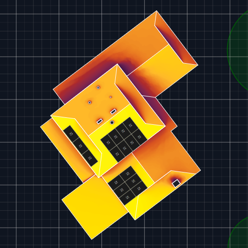 example of a solar design create with SmartRoof