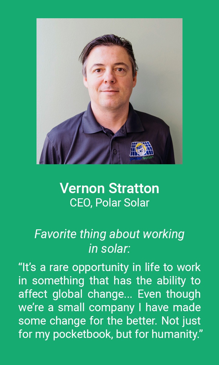 Aurora Solar Sales Workshop Attendee V. Stratton, Polar Solar