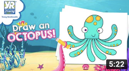 draw octopus young rembrandts for children with autism