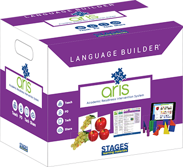 Stages Learning ARIS Language Builder Cards box
