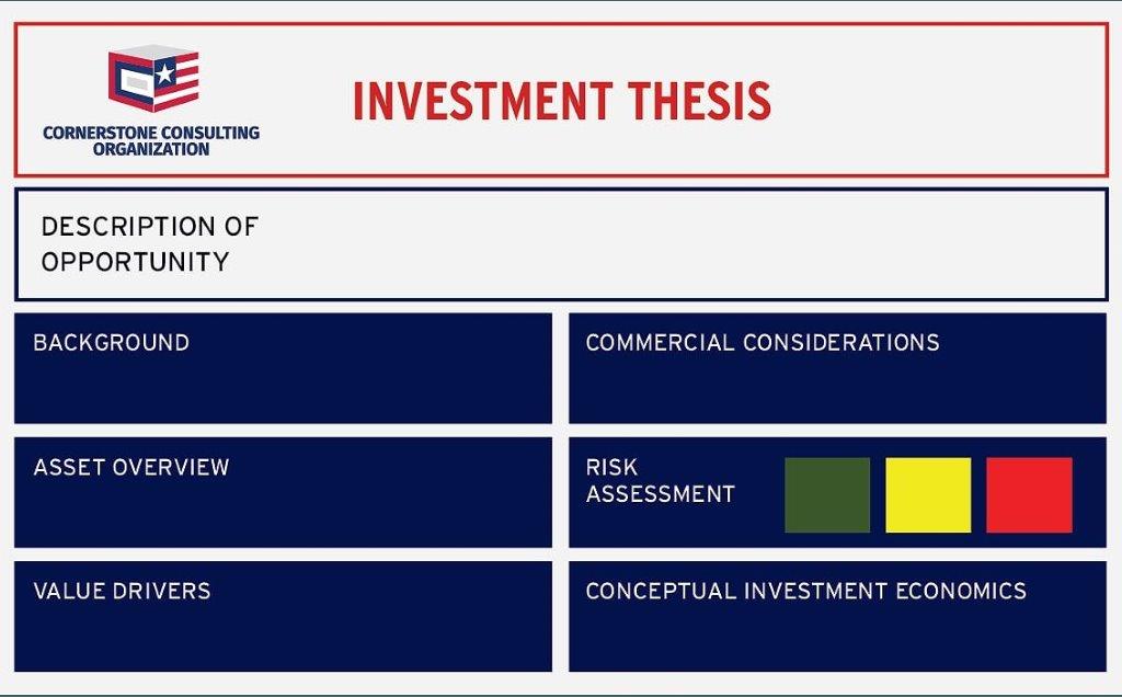 sample private equity investment thesis