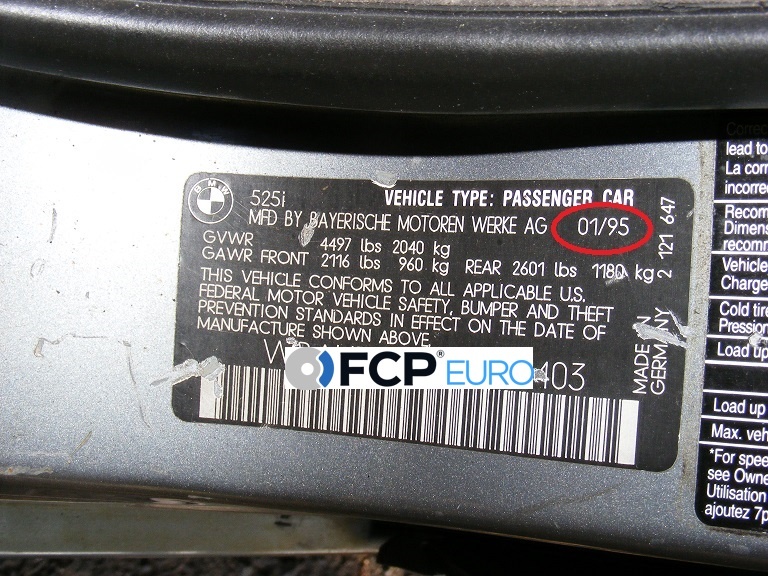 how to find out manufacturing date of car