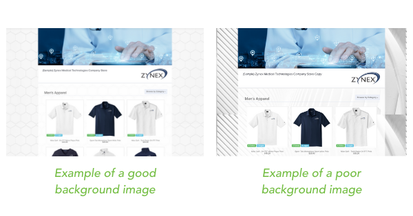 online store background image examples