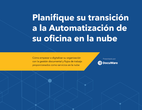 E-Book Cover - Planifi que su transición a la Automatización de su ofi cina en la nube