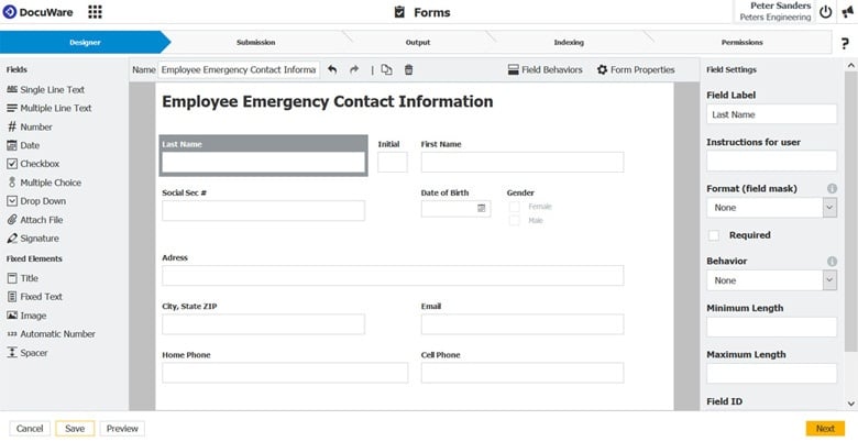 DocuWare Forms