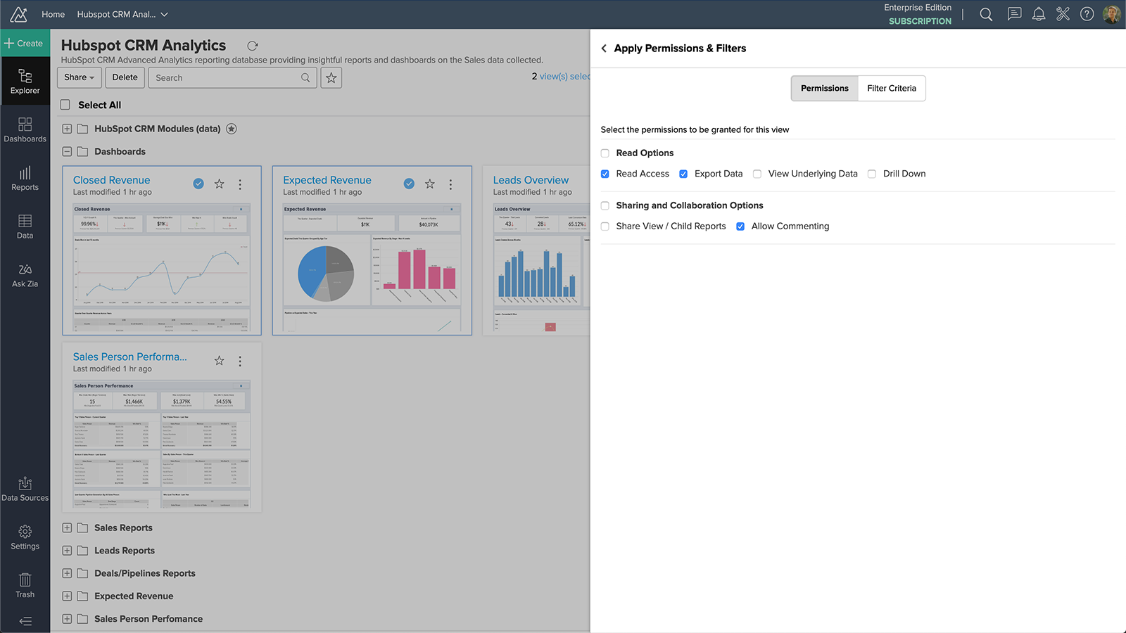 Zoho Analytics HubSpot Integration | Connect Them Today