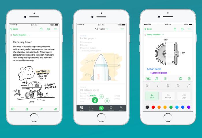 The Evernote mobile app helps journalists stay organized and productive