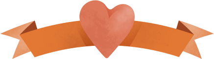 heart ribbon for love at Truecare