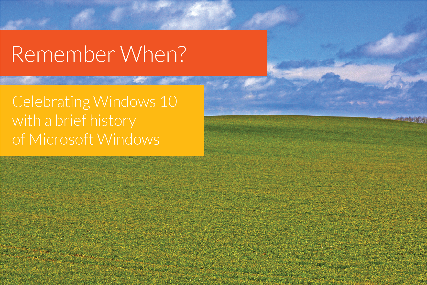 A brief history of Microsoft Windows through the ages