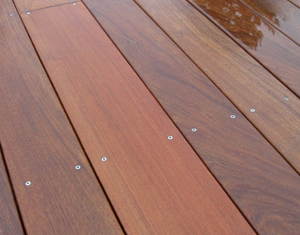 Red Ipe deck planks